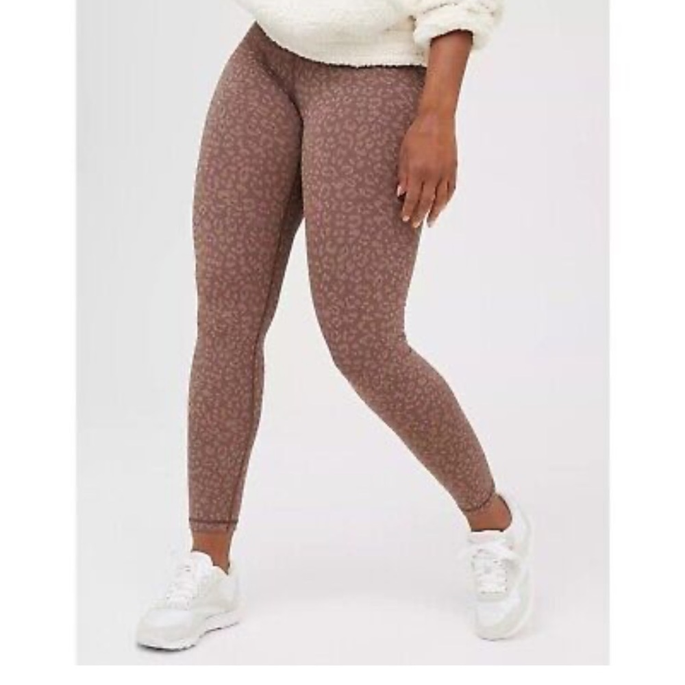 AERIE OFFLINE high waisted leopard leggings